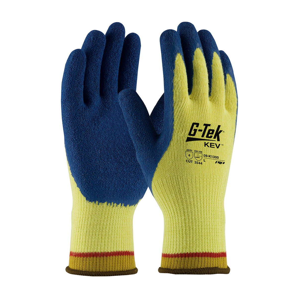 PIP Premium Seamless Knit A4 Kevlar® Glove with Latex Coated Crinkle Grip on Palm & Fingers