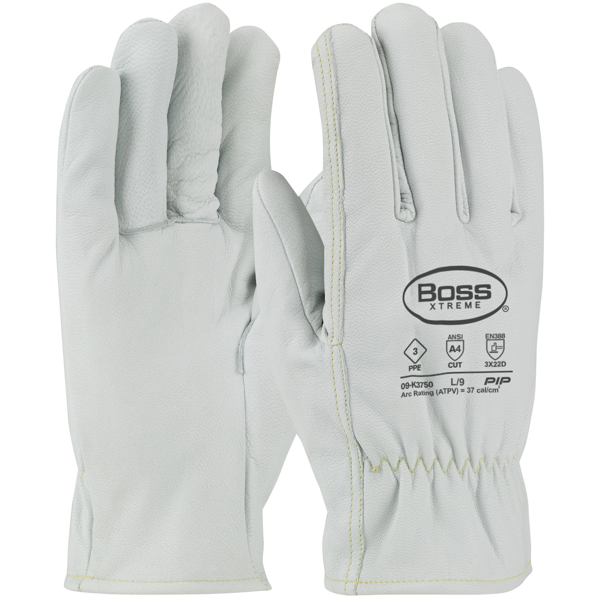 Boss AR/FR Top Grain Goatskin Leather Drivers Glove with Kevlar® Lining - Straight Thumb