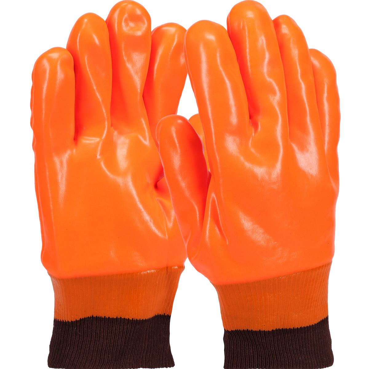 PIP PVC Dipped Glove with Jersey Liner and Smooth Finish - Insulated &amp; Waterproof – L