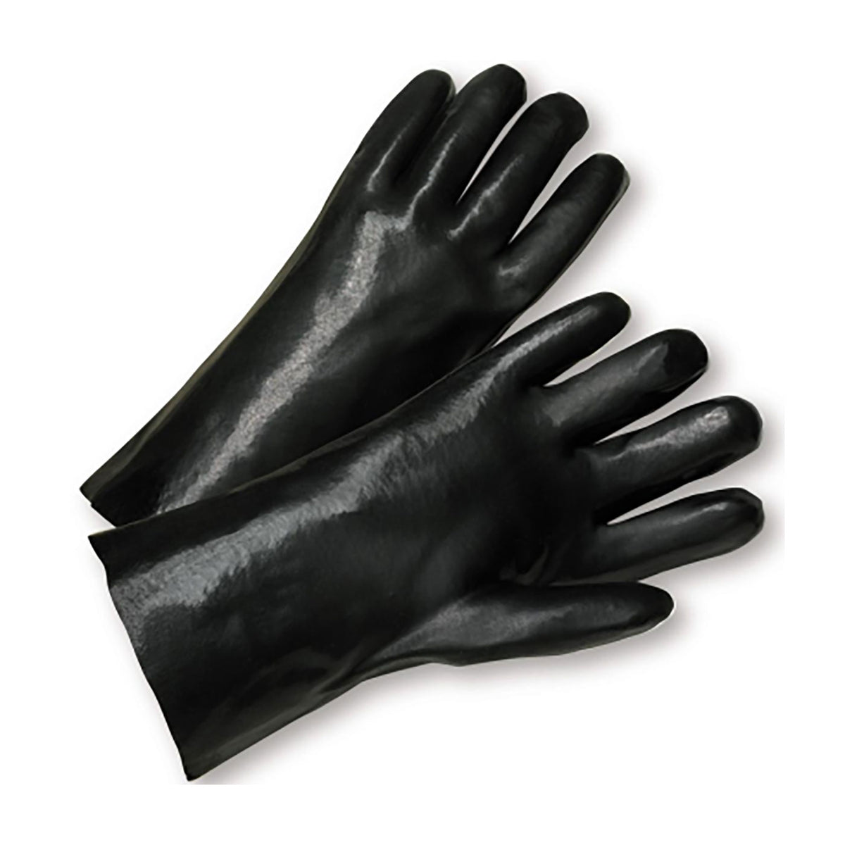 PIP PVC Dipped Glove with Interlock Liner and Smooth Finish - 10" Length – L