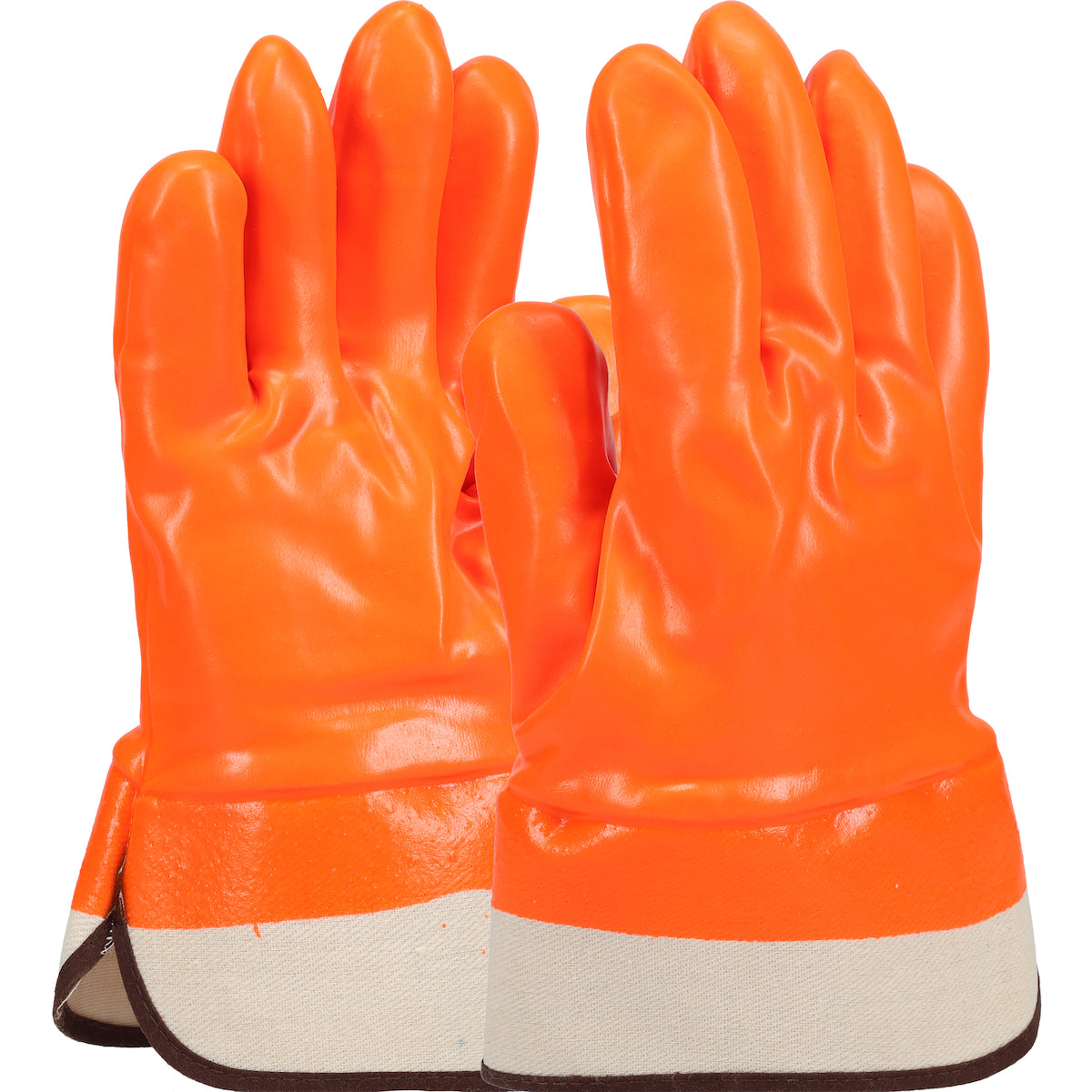 PIP PVC Dipped Glove with Jersey Liner and Smooth Finish - Insulated &amp; Waterproof – L