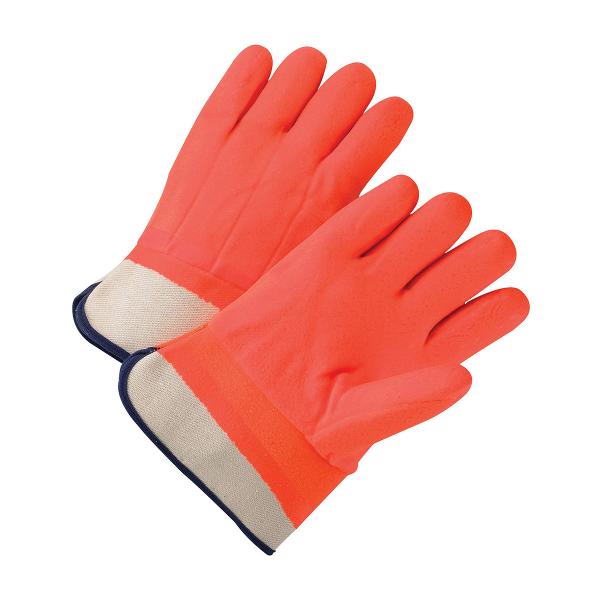 PIP PVC Dipped Glove with Jersey Liner and Rough Finish - Insulated &amp; Waterproof – L