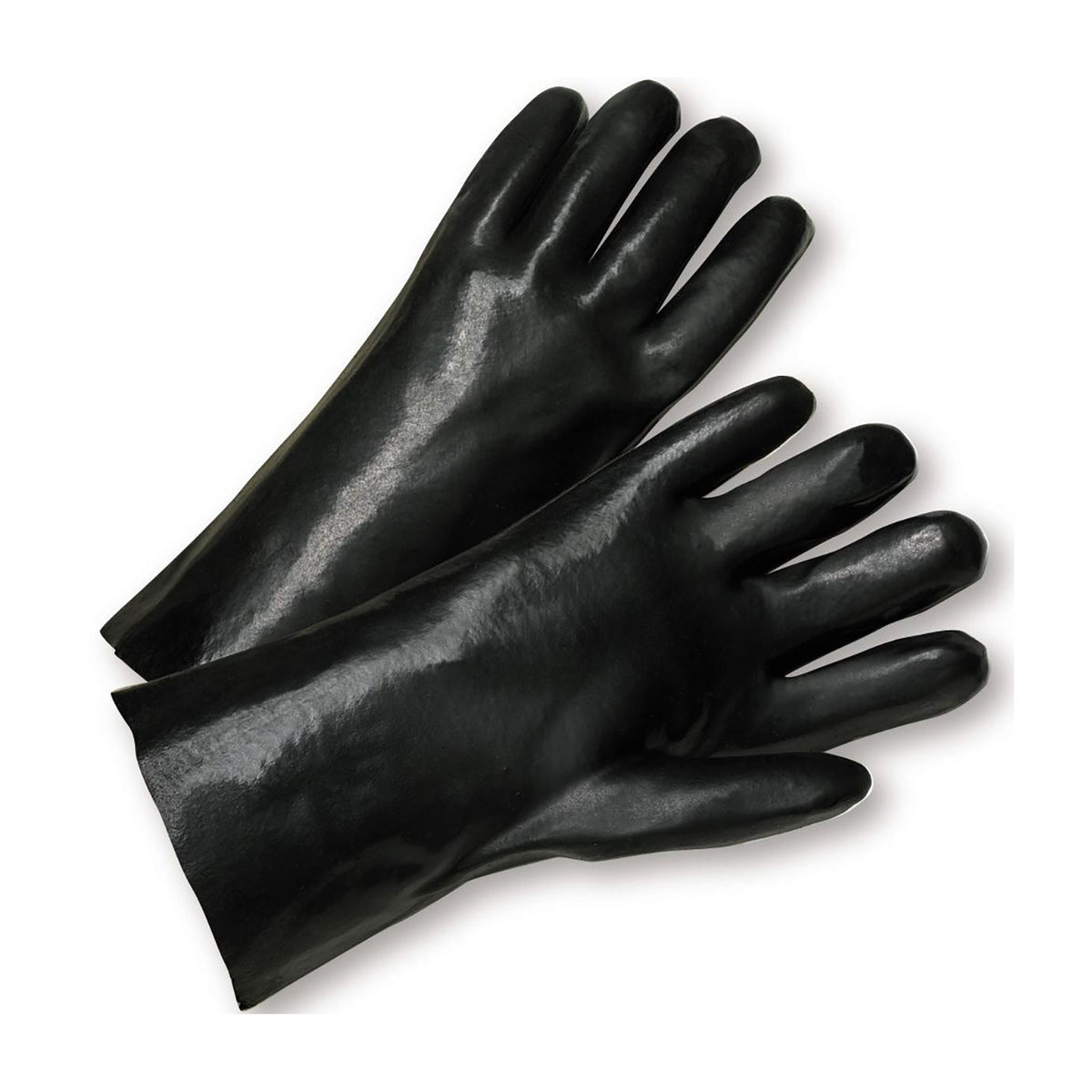 PIP PVC Dipped Glove with Interlock Liner and Smooth Finish - 12" Length – L