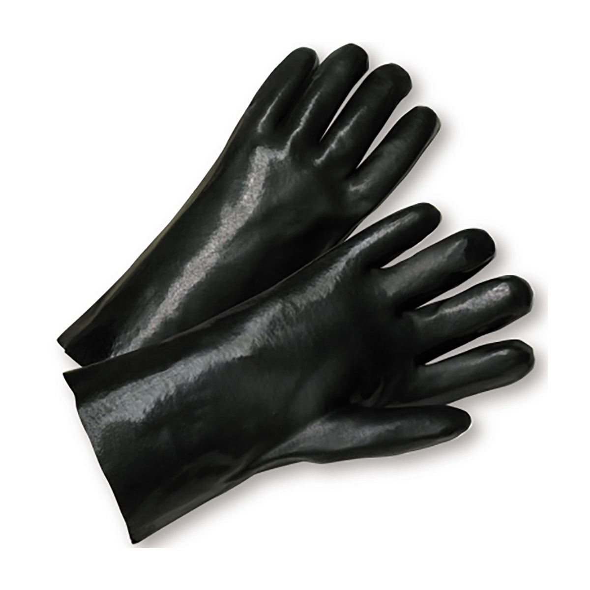 PIP PVC Dipped Glove with Interlock Liner and Smooth Finish - 14" Length – L