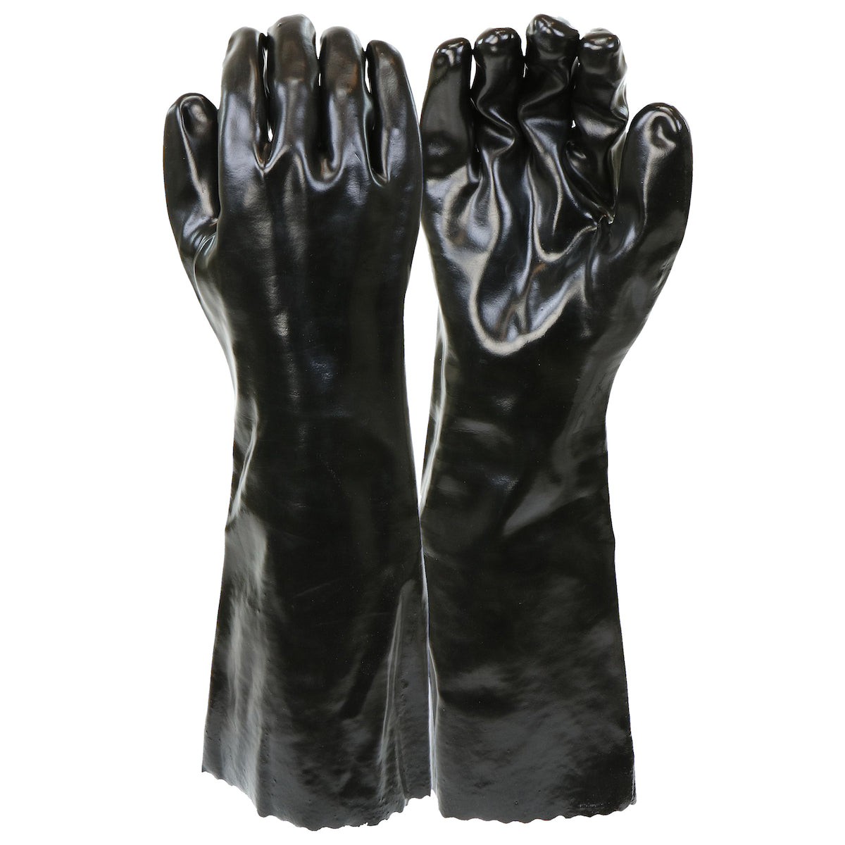 PIP PVC Dipped Glove with Interlock Liner and Smooth Finish - 18" Length – L