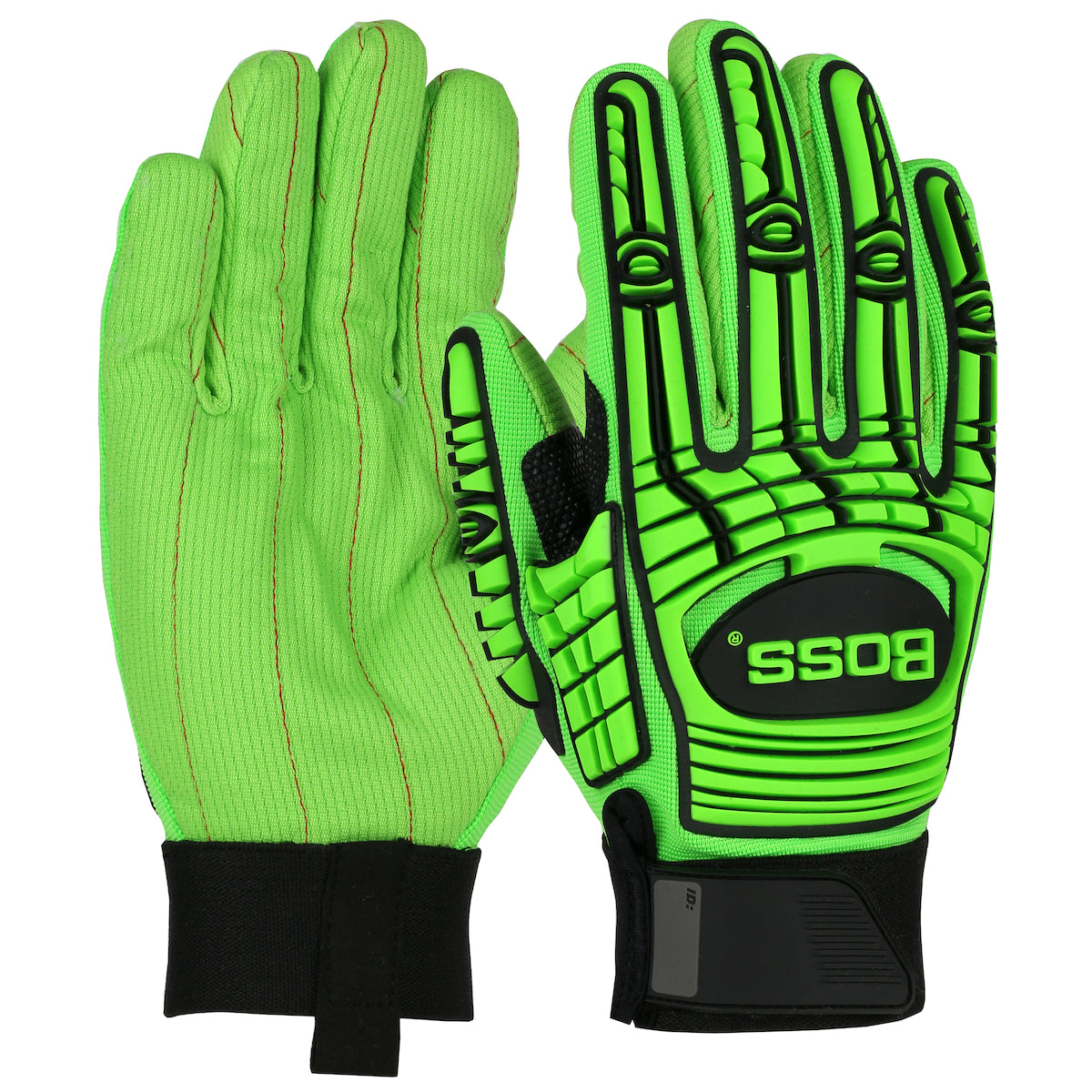 Boss Green Corded Cotton Palm and Spandex Back