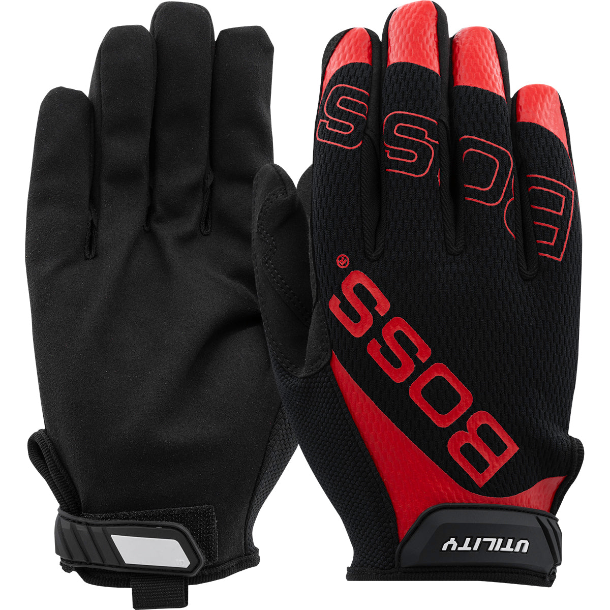 Boss Synthetic Microfiber Palm with Mesh Fabric Back