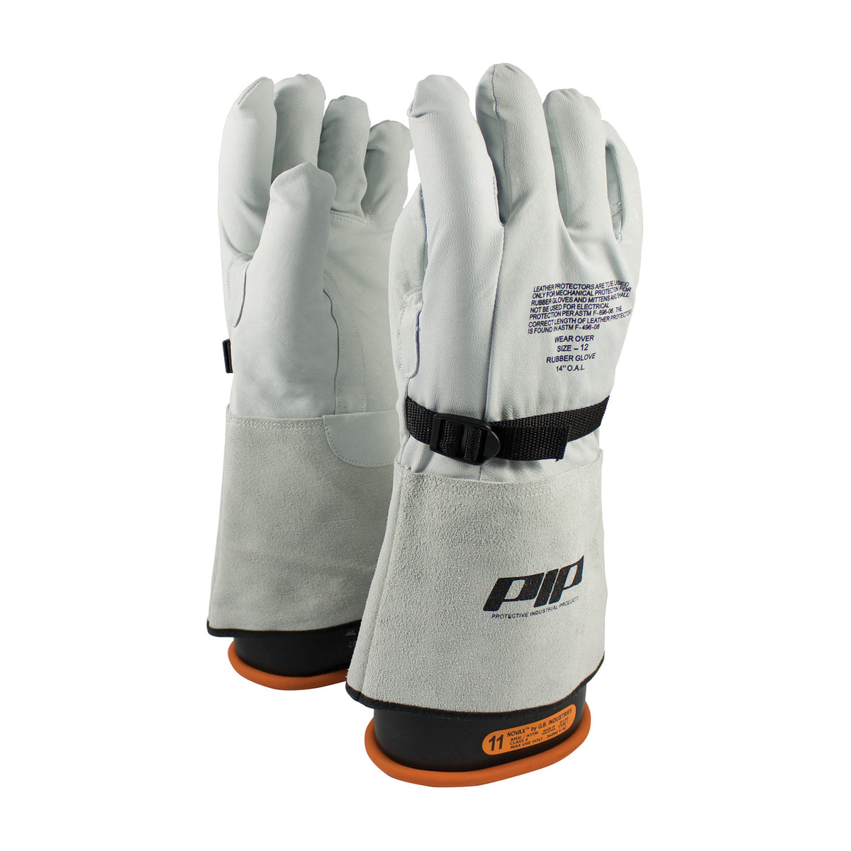 PIP Top Grain Goatskin Leather Protector for Novax® Gloves - Gauntlet Cuff
