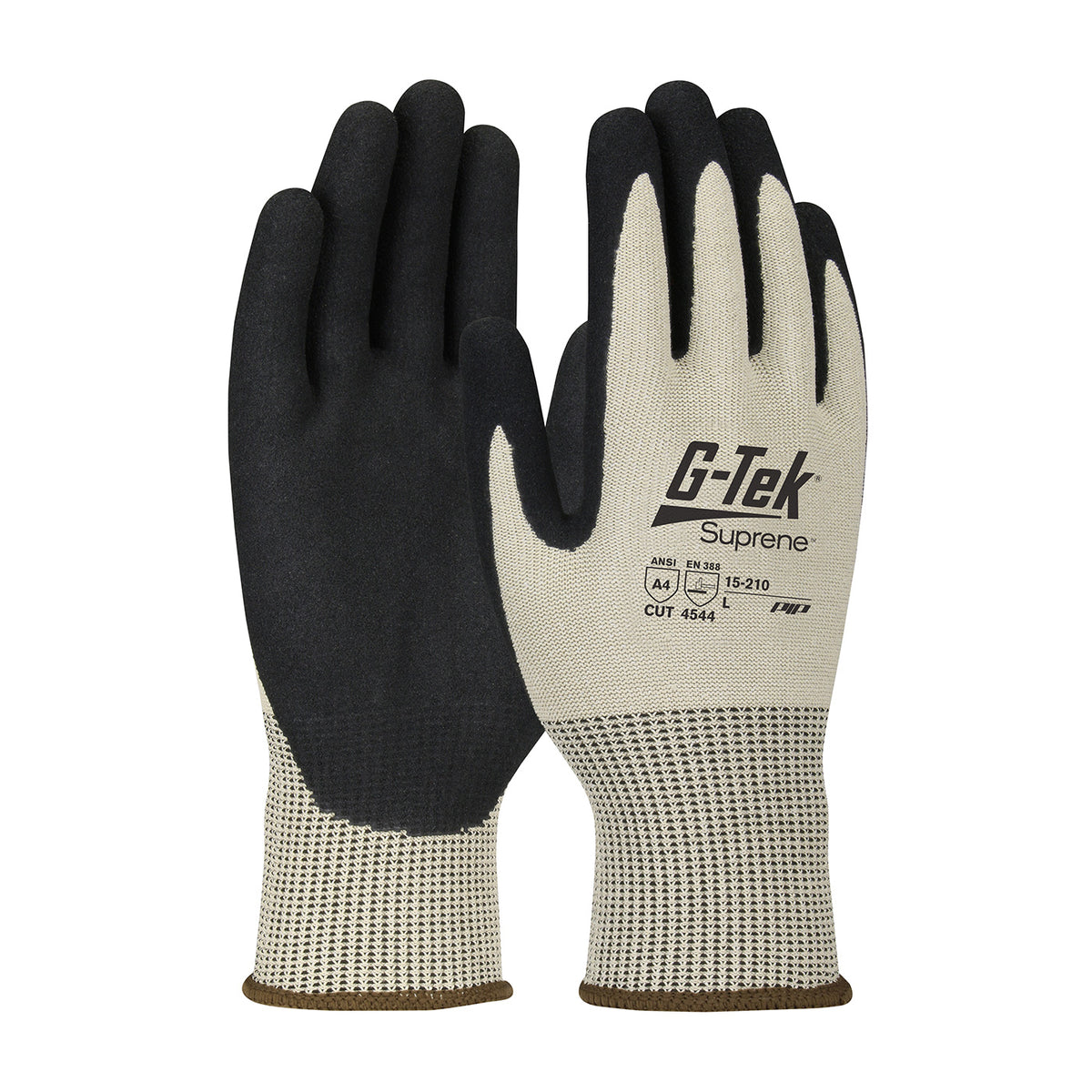 PIP Seamless Knit A4 PolyKor® Suprene™ Blended Glove with Nitrile Coated MicroSurface Grip on Palm & Fingers