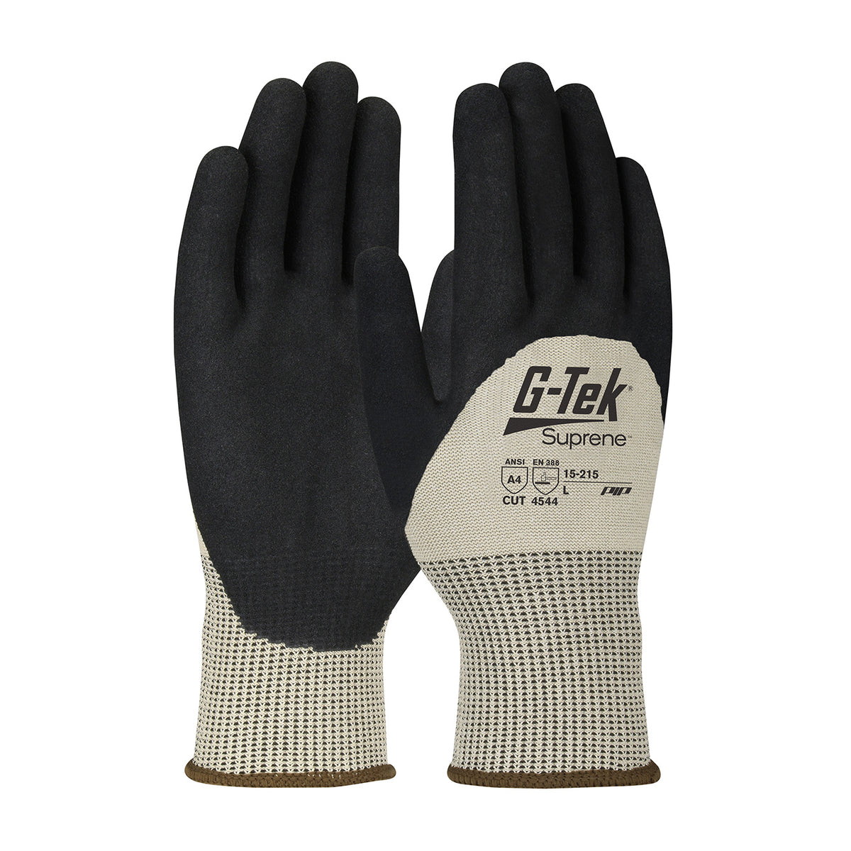 PIP Seamless Knit A4 PolyKor® Suprene™ Blended Glove with Nitrile Coated MicroSurface Grip on Palm, Fingers &amp; Knuckles