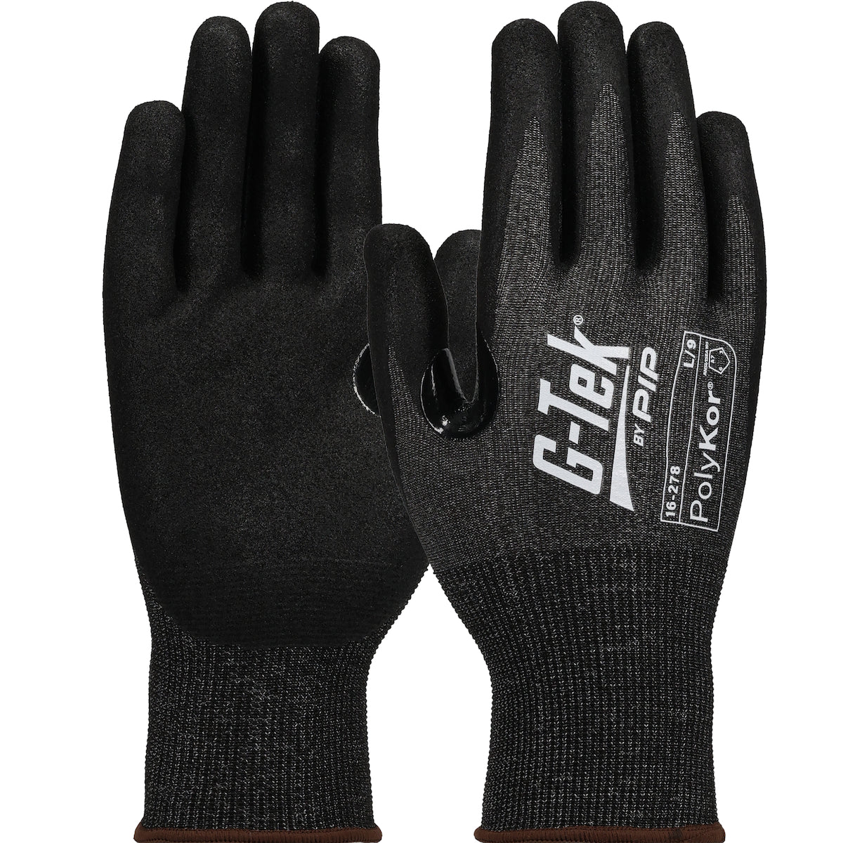 PIP Seamless Knit A7 PolyKor® X7™ Blended Glove with Nitrile Coated MicroSurface Grip on Palm &amp; Fingers - Touchscreen