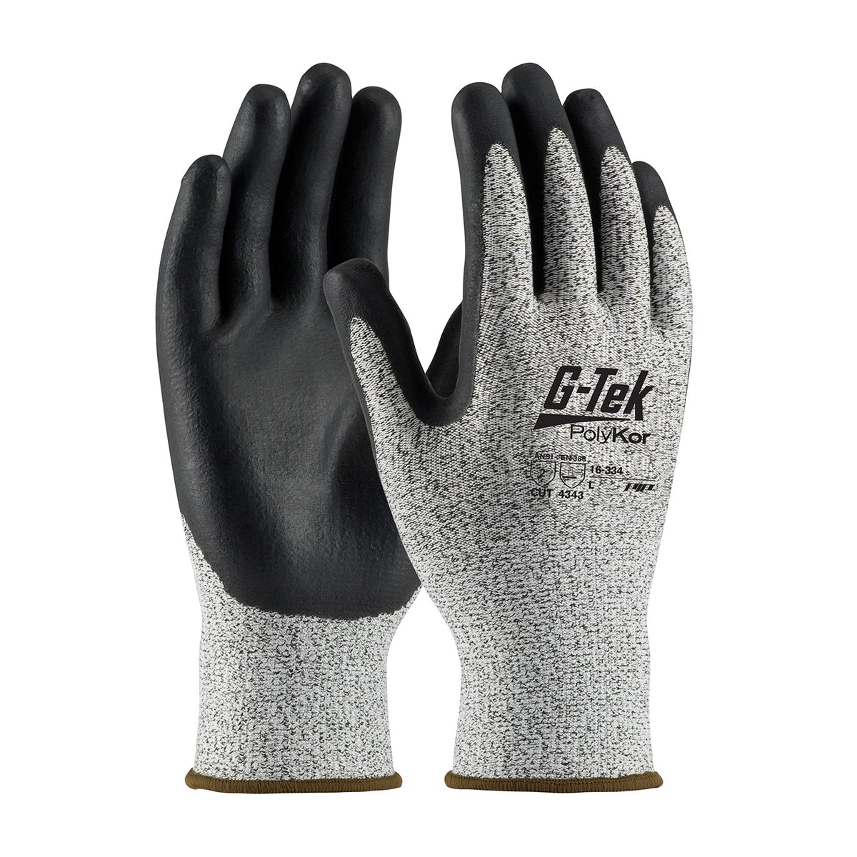 PIP Seamless Knit A3 PolyKor® Blended Glove with Foam Nitrile Coated Grip on Palm & Fingers