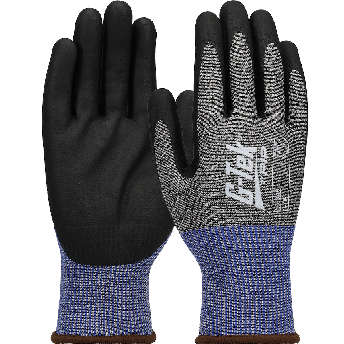 PIP Seamless Knit PolyKor® Blended Glove with Foam Nitrile Coated Grip on Palm &amp; Fingers - Touchscreen