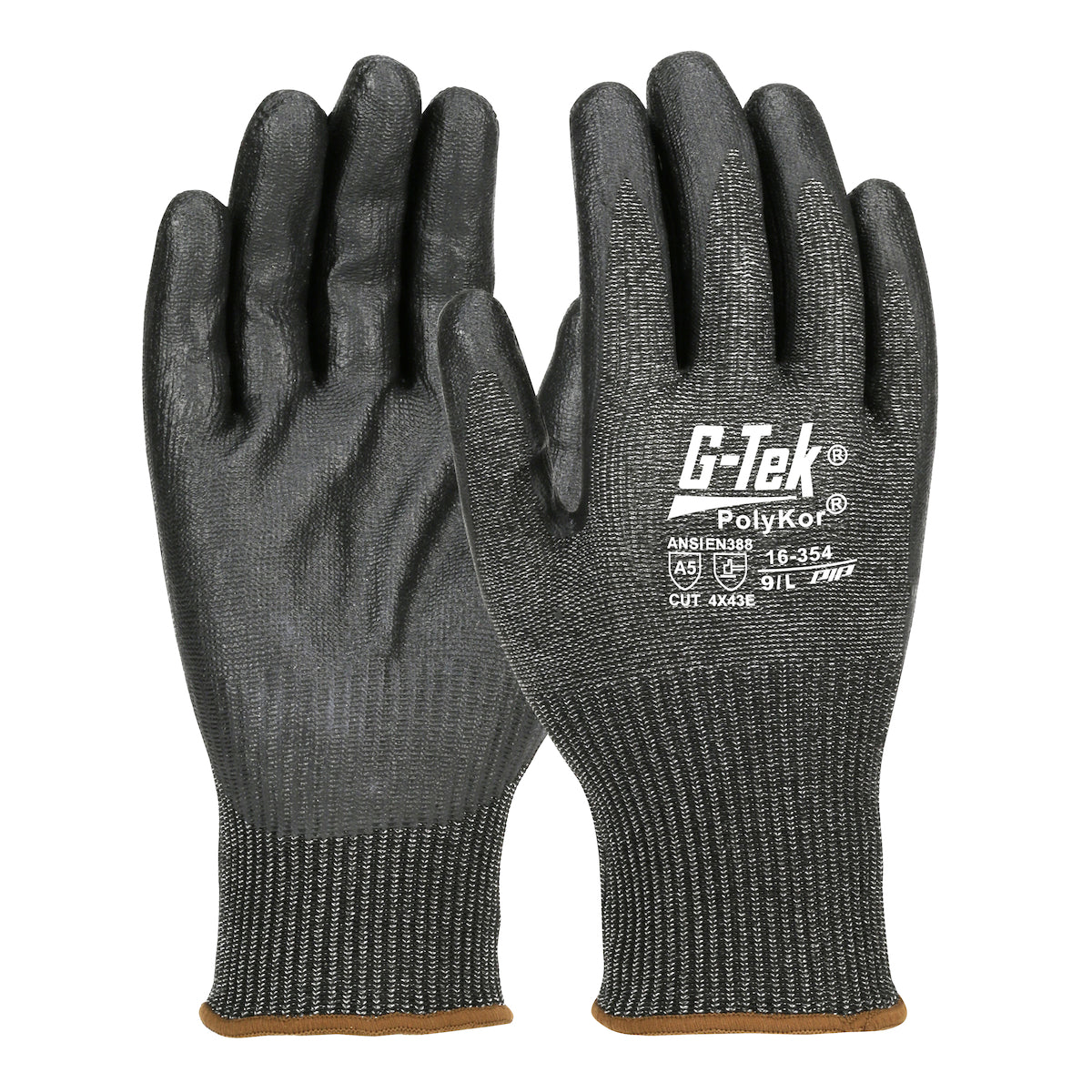 PIP Seamless Knit PolyKor® Blended Glove with Foam Nitrile Coated Grip on Palm &amp; Fingers - ESD Safe