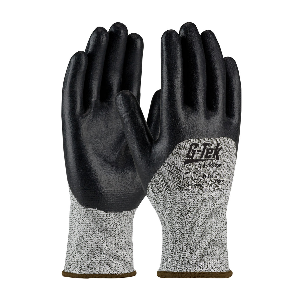 PIP Seamless Knit A3 PolyKor® Blended Glove with Foam Nitrile Coated Grip on Palm, Fingers & Knuckles