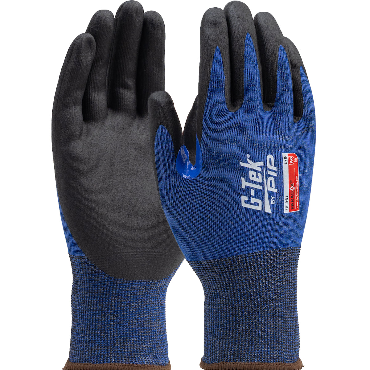 PIP Seamless Knit PolyKor® Blended Glove with Foam Nitrile Coated Grip on Palm &amp; Fingers - 21 Gauge - Touchscreen