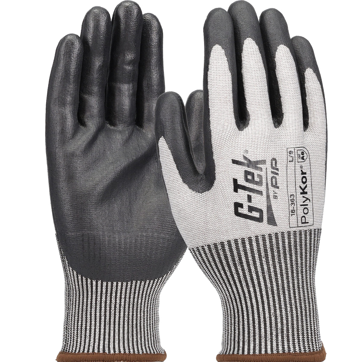 PIP Seamless Knit PolyKor® Blended Glove with Foam Nitrile Coated Grip on Palm &amp; Fingers - Touchscreen