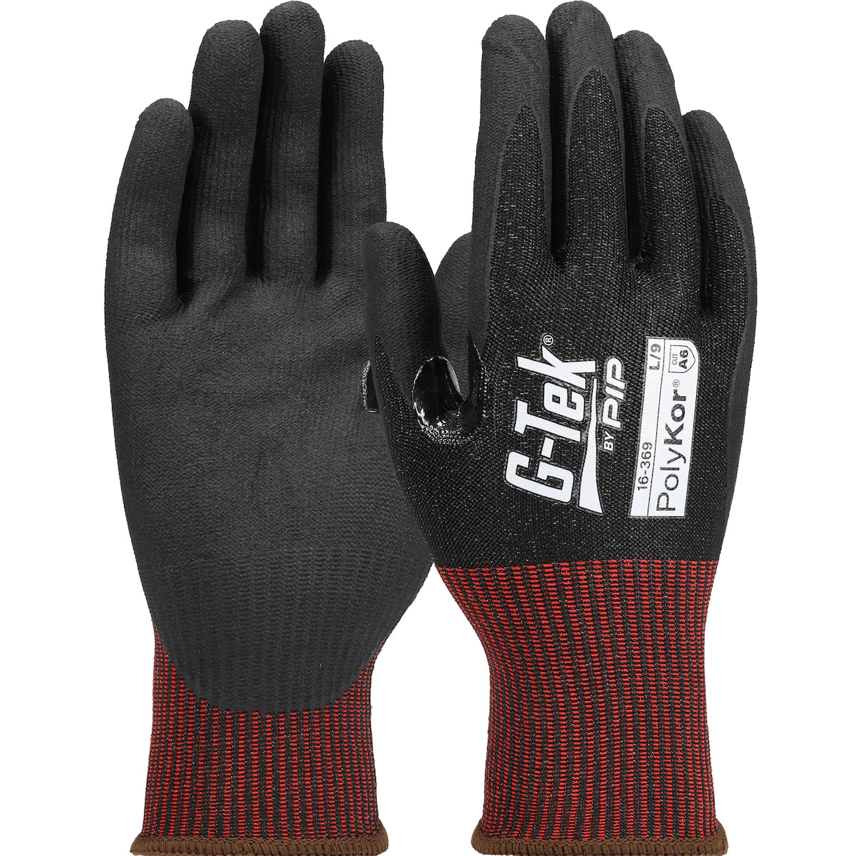 PIP Premium Seamless Knit PolyKor® Blended Glove with Foam Nitrile Coated Grip on Palm &amp; Fingers - Touchscreen - ESD Safe