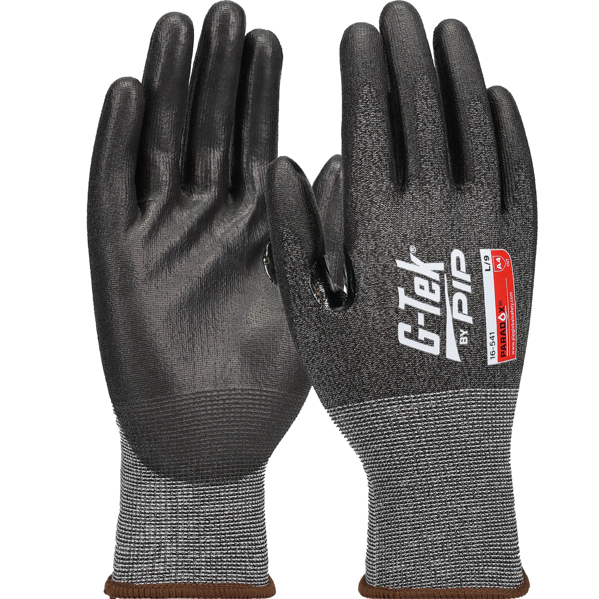 PIP Seamless Knit PolyKor® Blended Glove with Polyurethane Coated Flat Grip on Palm &amp; Fingers - 21 Gauge - Touchscreen