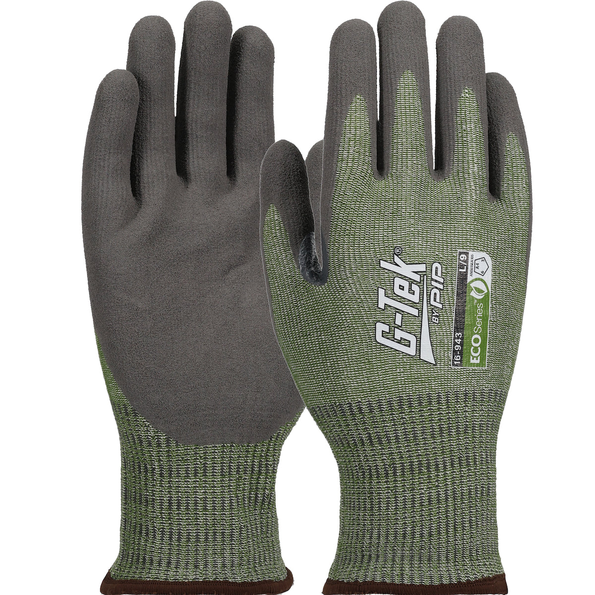 PIP Seamless Knit Bio-Based Yarn Blended Glove with Bio-XTC™ Coated MicroSurface Grip on Palm &amp; Fingers - Touchscreen