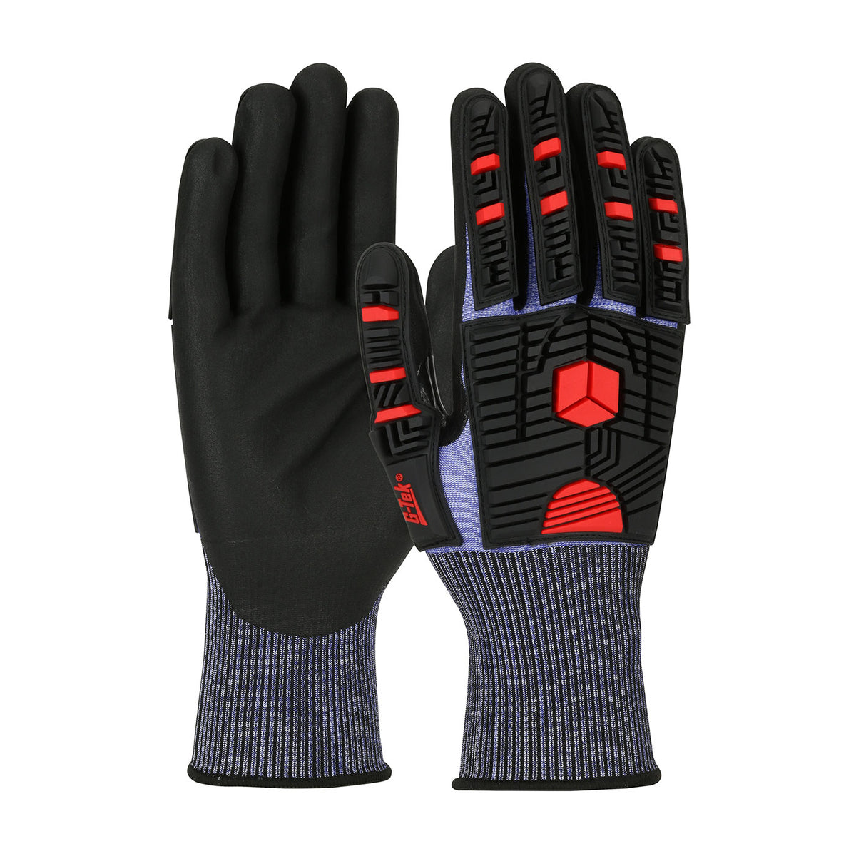 PIP Seamless Knit PolyKor® X7™ Blended Glove with Impact Protection and NeoFoam® Coated Palm &amp; Fingers