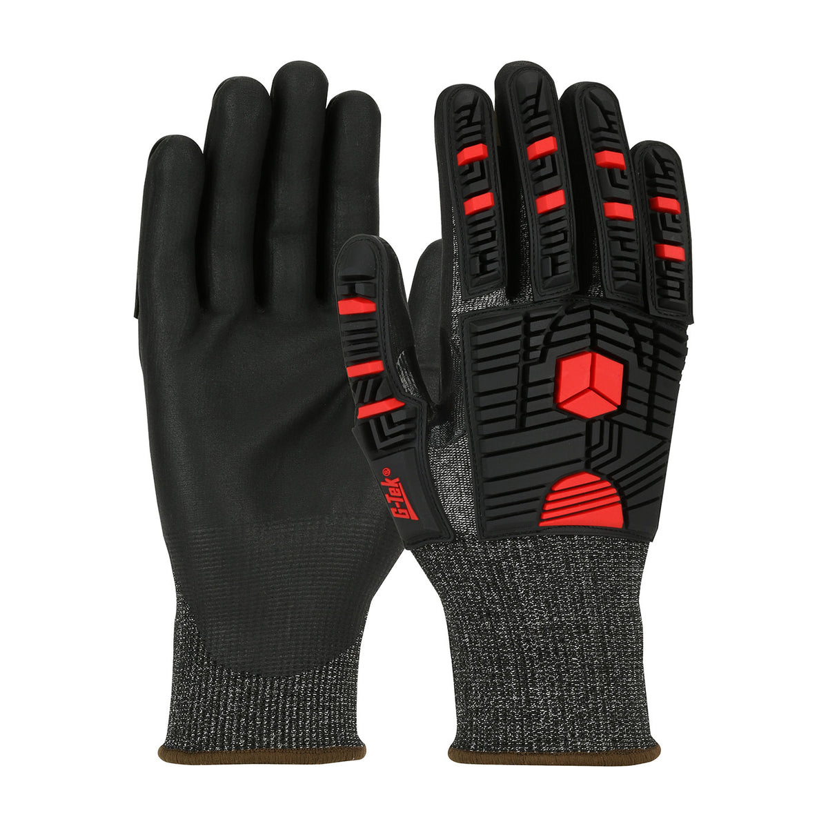 PIP Seamless Knit PolyKor® X7™ Blended Glove with Impact Protection and NeoFoam® Coated Palm &amp; Fingers