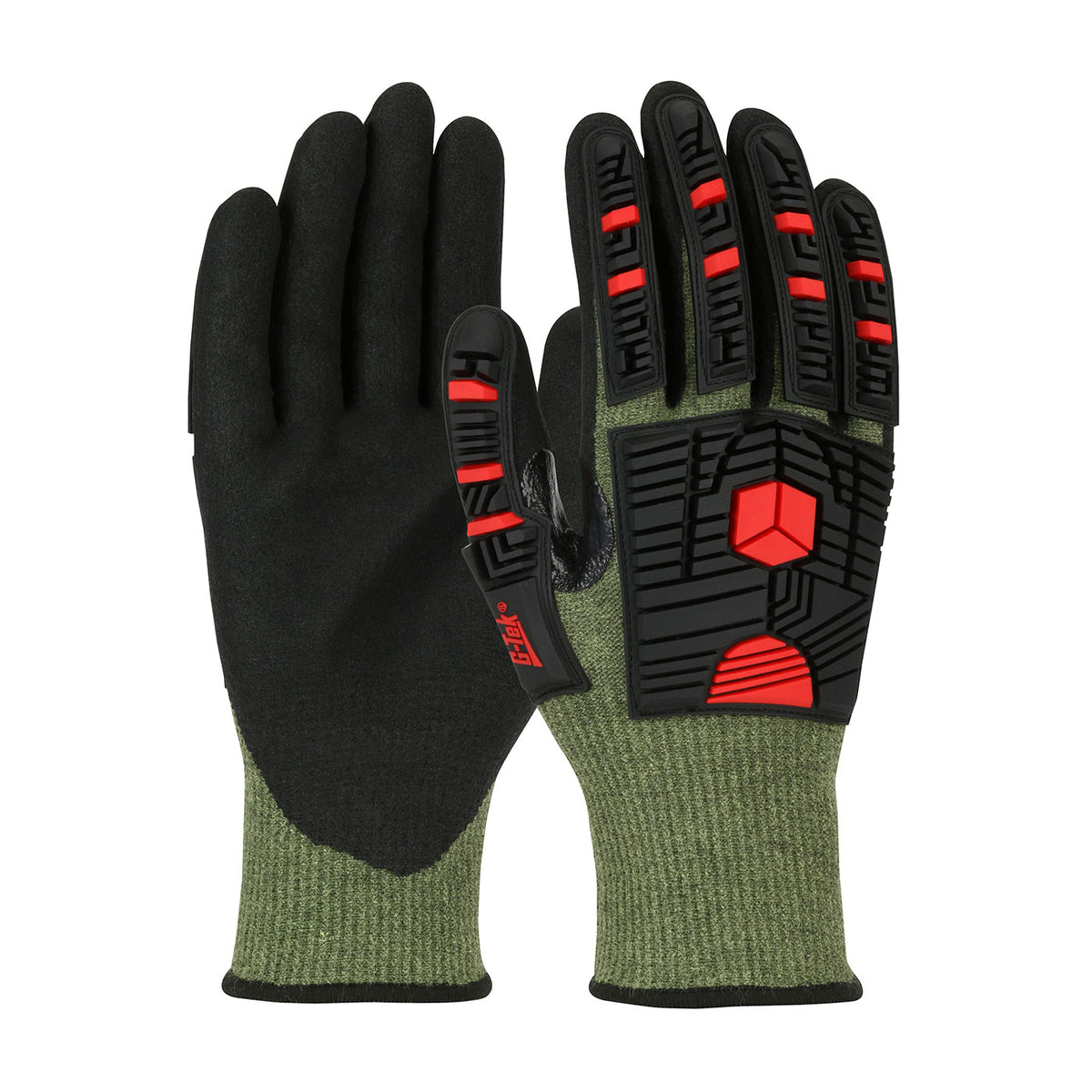 PIP Seamless Knit PolyKor® X7™ Blended Glove with Impact Protection and NeoFoam® MicroSurface Grip on Palm & Fingers