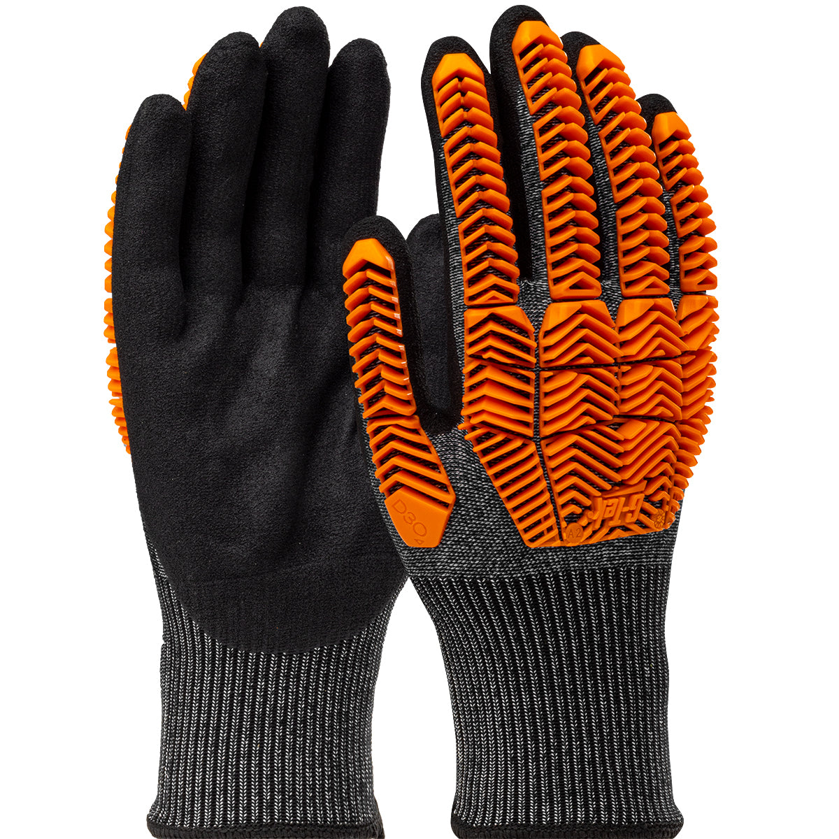 PIP Seamless Knit PolyKor® Blended Glove with D3O® Impact Protection and Nitrile MicroSurface Coated Palm & Fingers