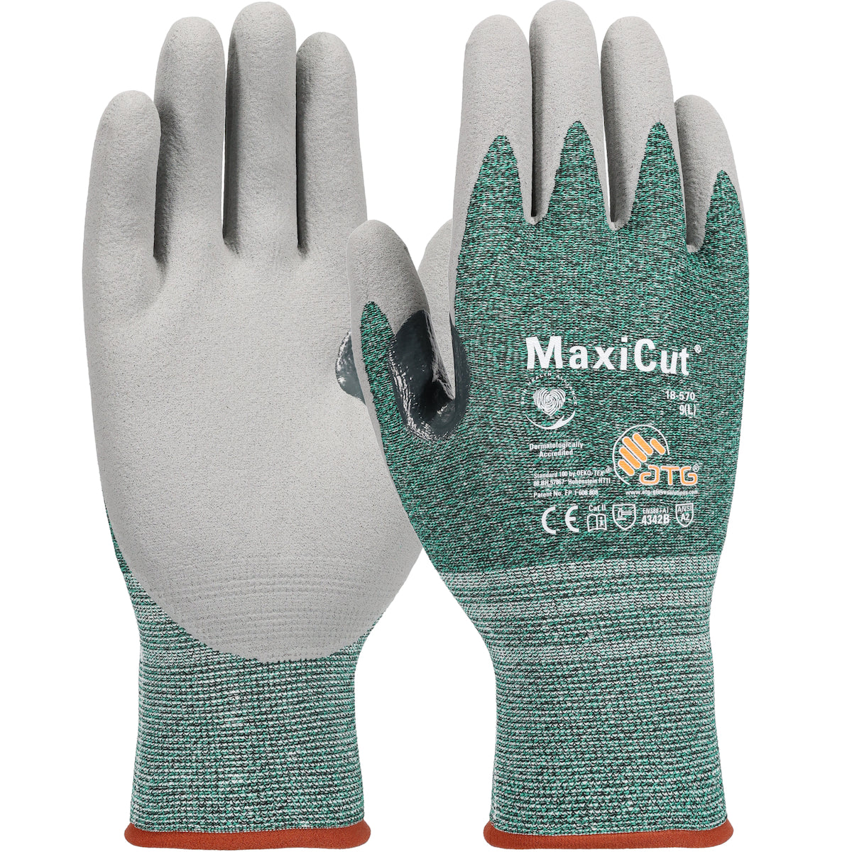 PIP Seamless Knit A2 Engineered Yarn Glove with Nitrile Coated MicroFoam Grip on Palm &amp; Fingers