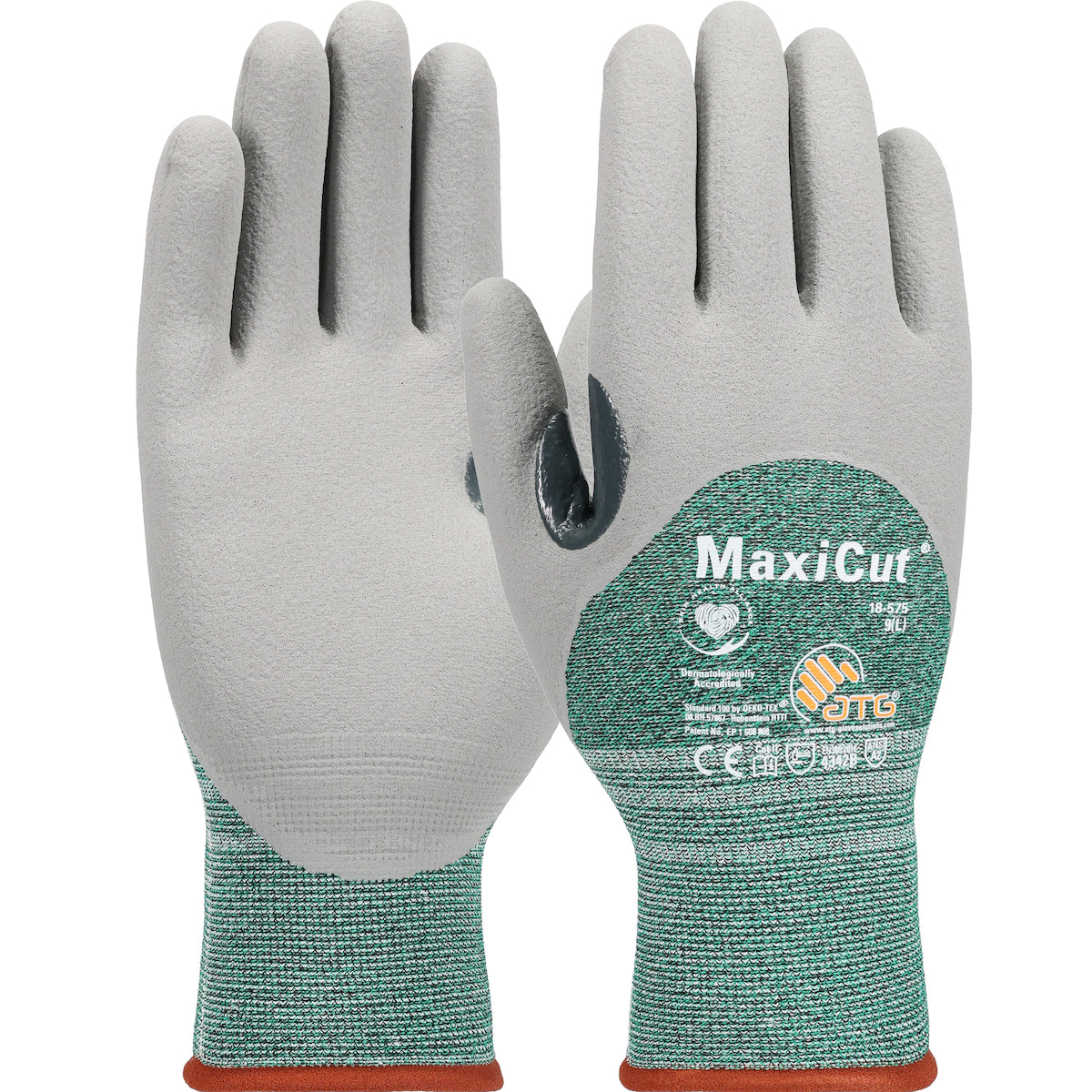 PIP Seamless Knit A2 Engineered Yarn Glove with Nitrile Coated MicroFoam Grip on Palm, Fingers &amp; Knuckles
