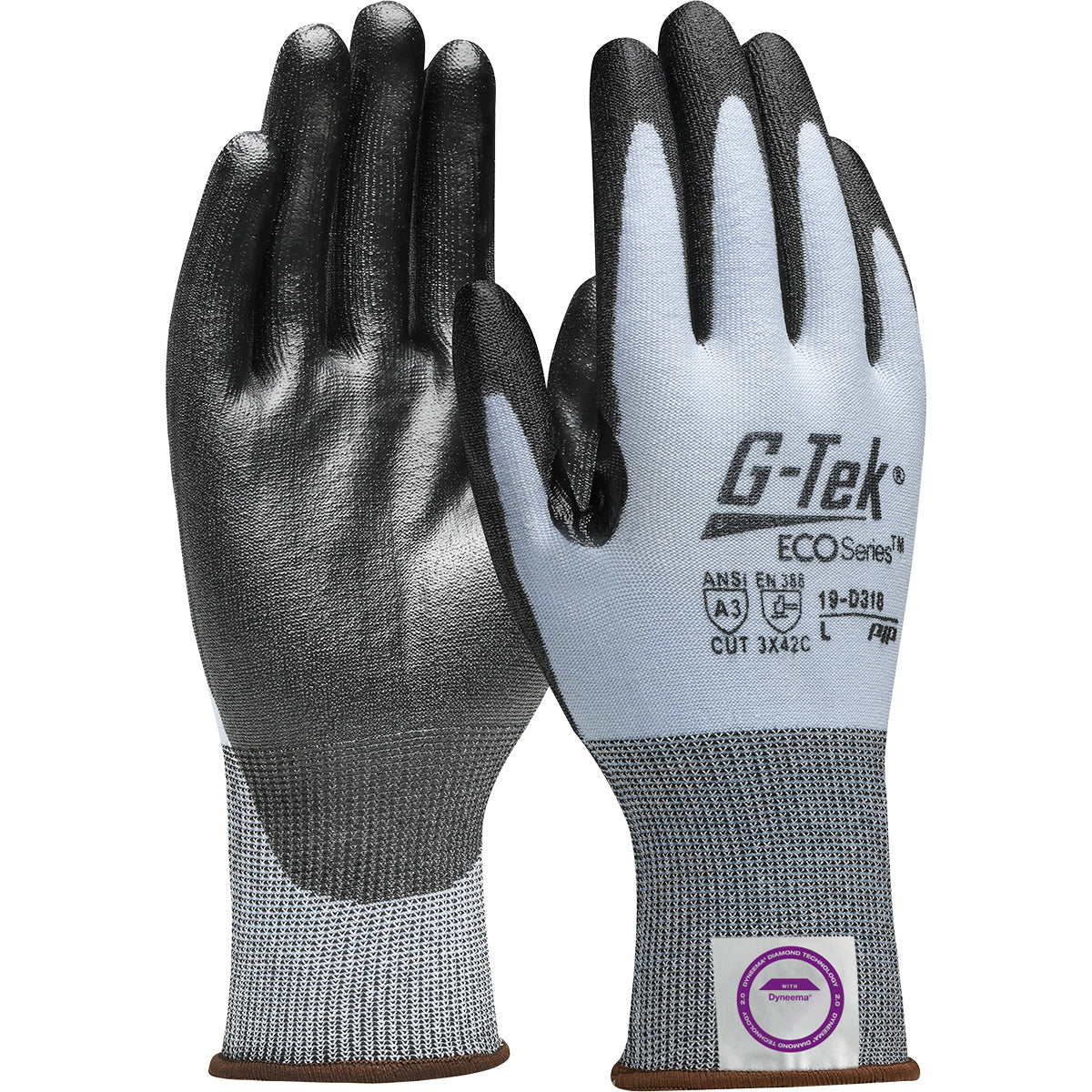PIP Seamless Knit Dyneema® Diamond 2.0 Blended Glove with Polyurethane Coated Flat Grip on Palm & Fingers