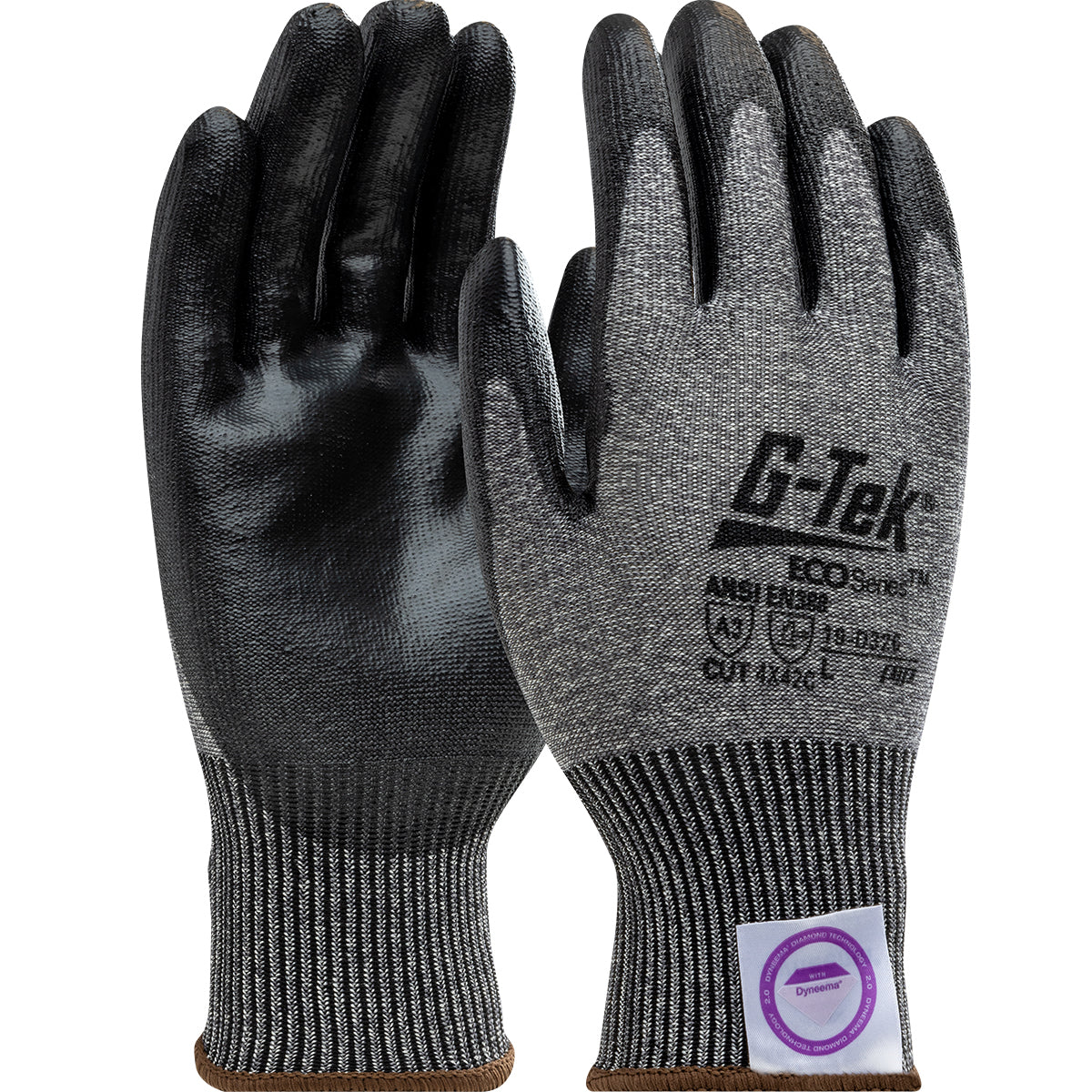 PIP Seamless Knit Dyneema® Phoenix Blended Glove with Polyurethane Coated Flat Grip on Palm &amp; Fingers