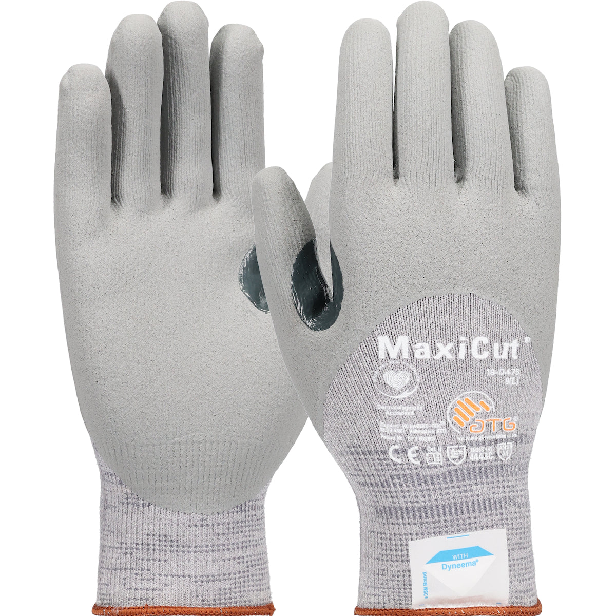 PIP Seamless Knit A4 Dyneema® / Engineered Yarns Glove with Nitrile Coated Foam Grip on Palm, Fingers & Knuckles