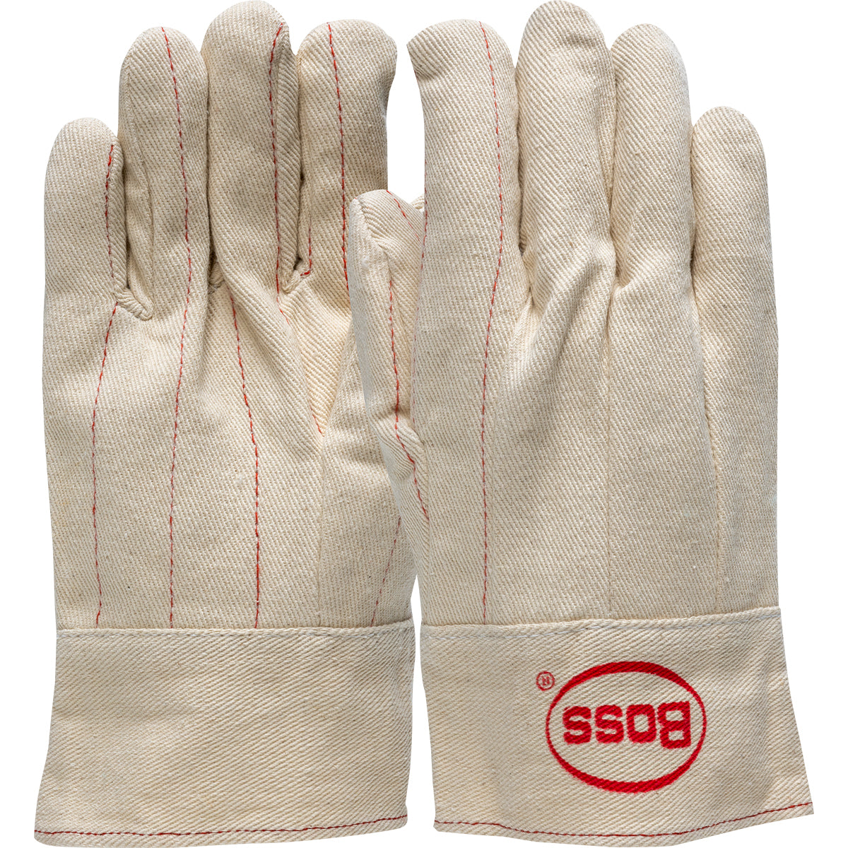 Boss Canvas/Rayon Hot Mill Nap-In W Band Top Cuff Straight Thumb – L