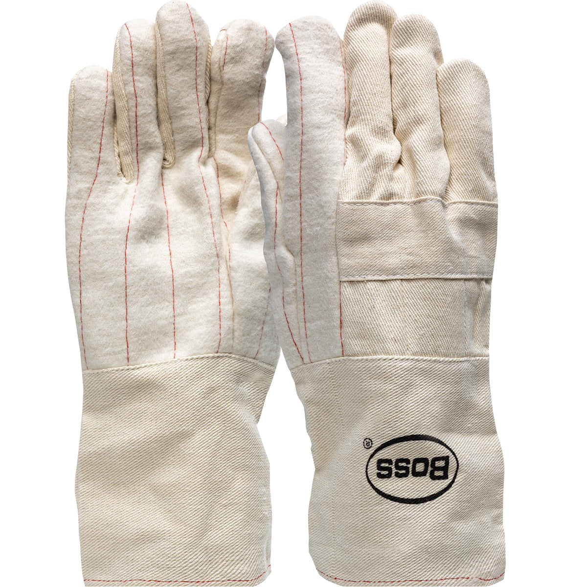 Boss 3-Ply Hot Mill Nap-Out Lined with Gauntlet Cuff – L