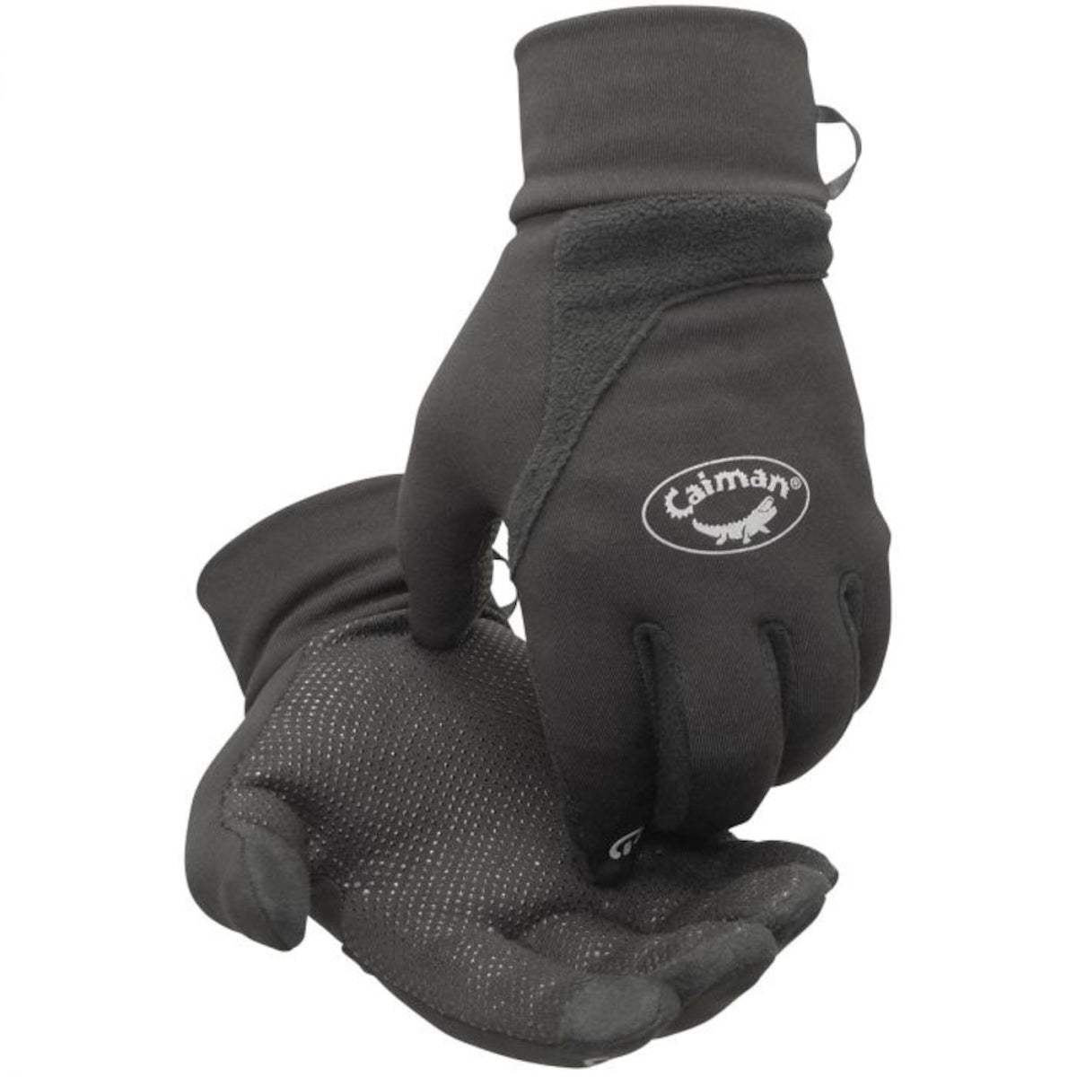 Caiman Premium Polyester Glove with Micro-Dot Palm & Fingers and Fleece Lining - Touchscreen Compatible