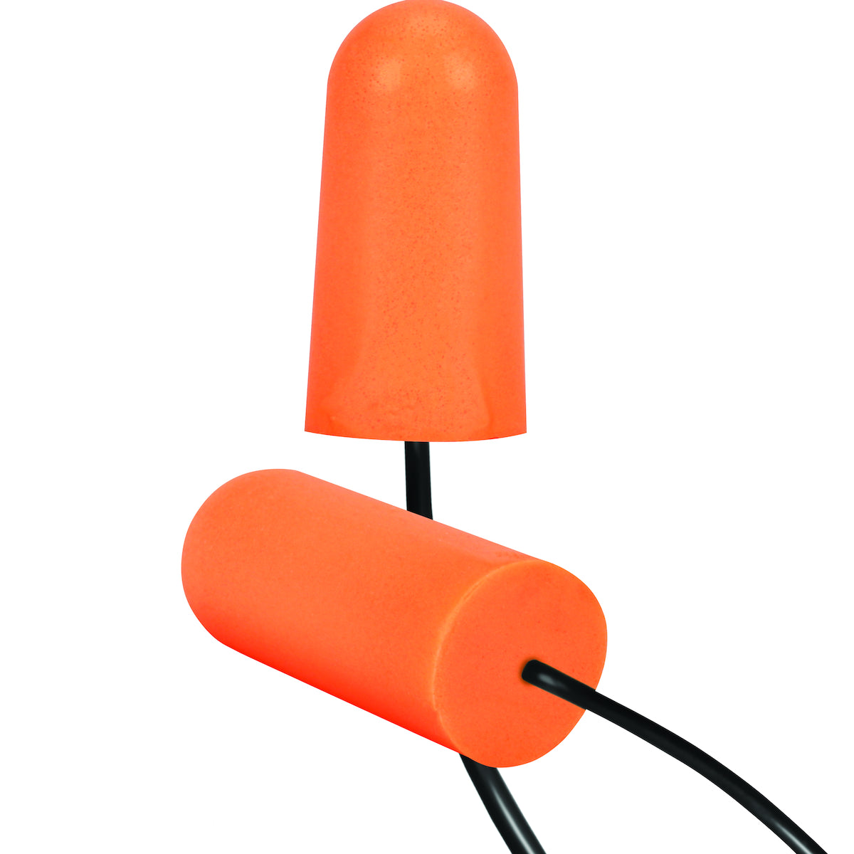 Disposable Soft Polyurethane Foam Corded Ear Plugs - NRR 33 (267-HPF810C)