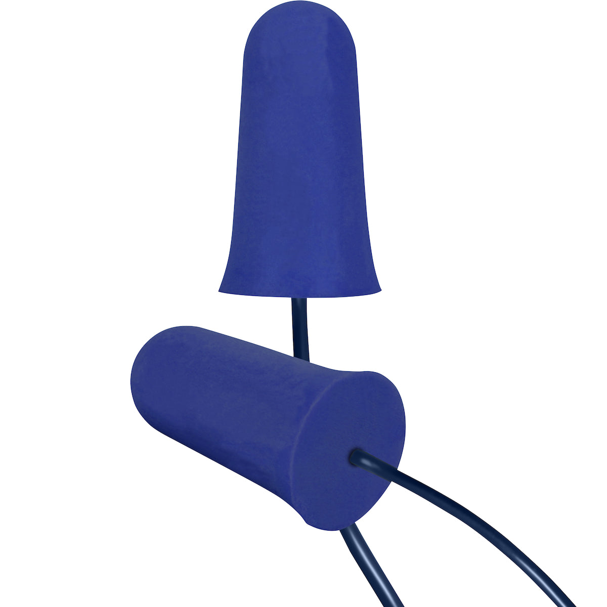 Metal Detectable Soft Polyurethane Foam Corded Ear Plugs - NRR 33