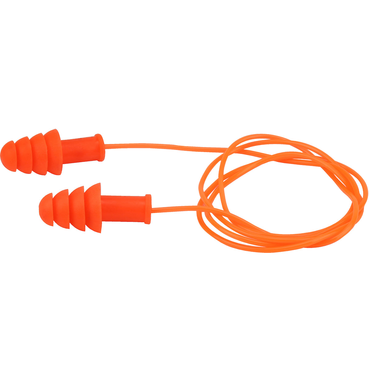 Reusable TPR Corded Ear Plugs - NRR 27 / SNR 33