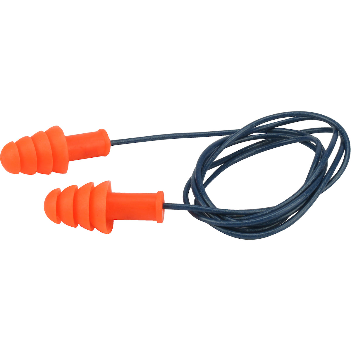 Metal Detectable Reusable TPR Corded Ear Plugs - NRR 27 (267-HPR400D)