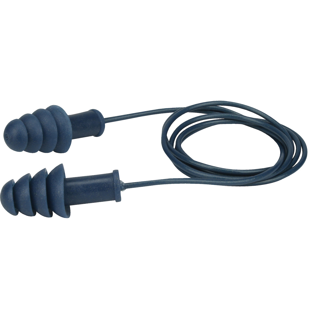 Metal Detectable Reusable TPR Corded Ear Plugs - NRR 27 (267-HPR410D)