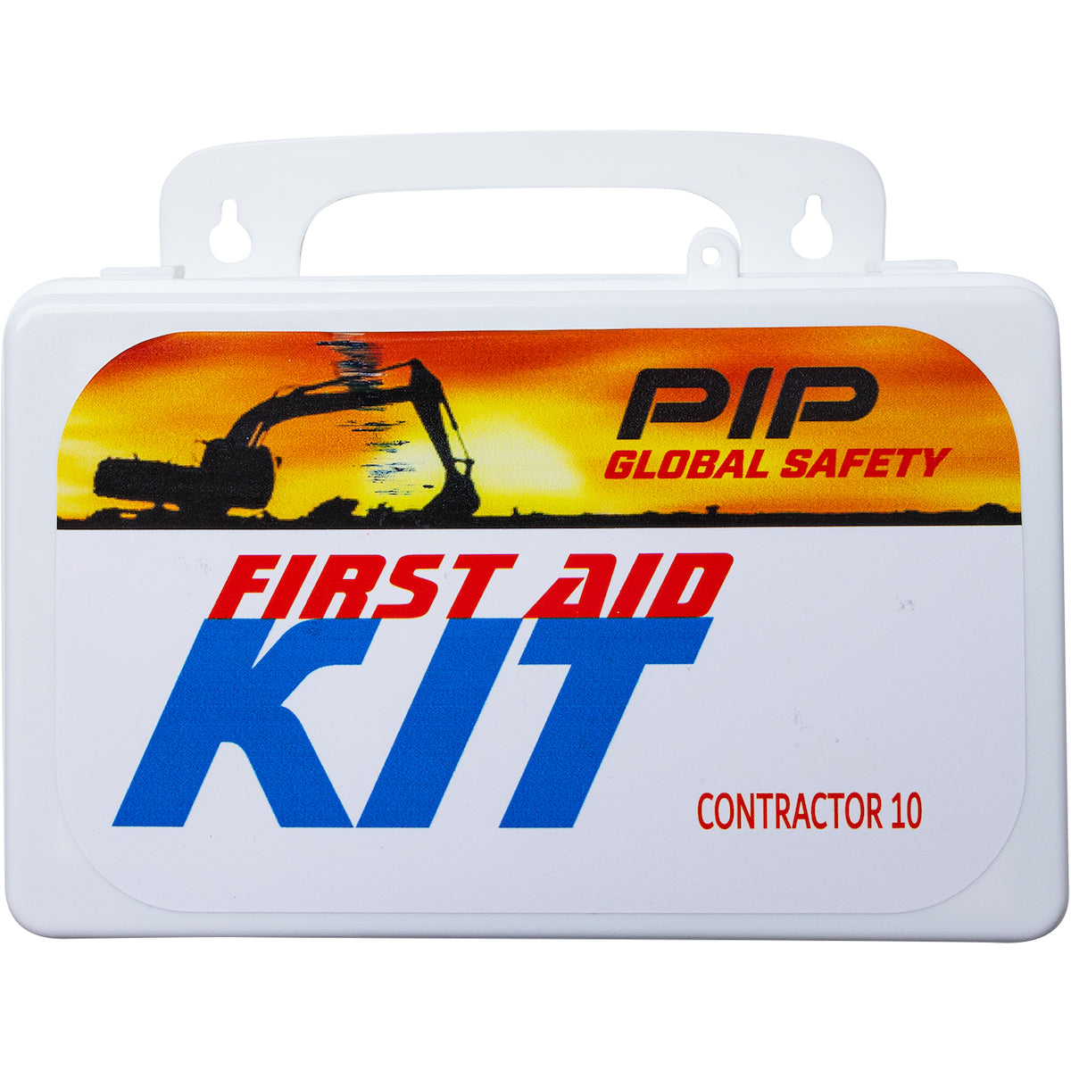 PIP Contractor First Aid Kit - 10 Person – Size KIT – White