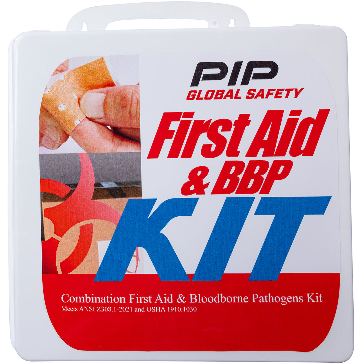 PIP First Aid and Bloodborne Pathogens Kit – Size KIT – White