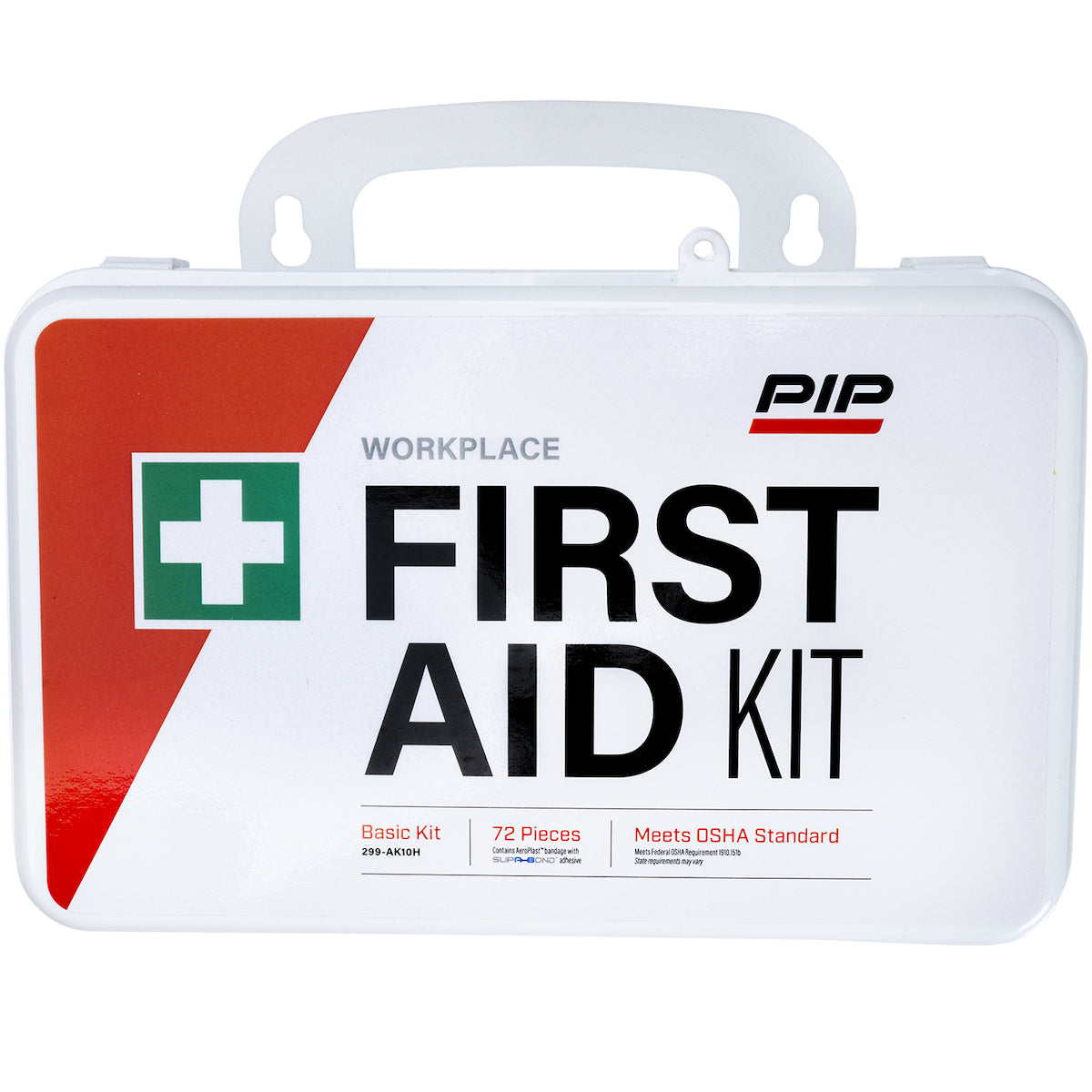 PIP OSHA Basic Personal First Aid Kit - 10 Person – Size KIT – White