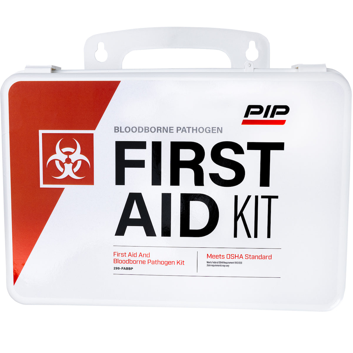 PIP First Aid and Bloodborne Pathogens Kit – Size KIT – White