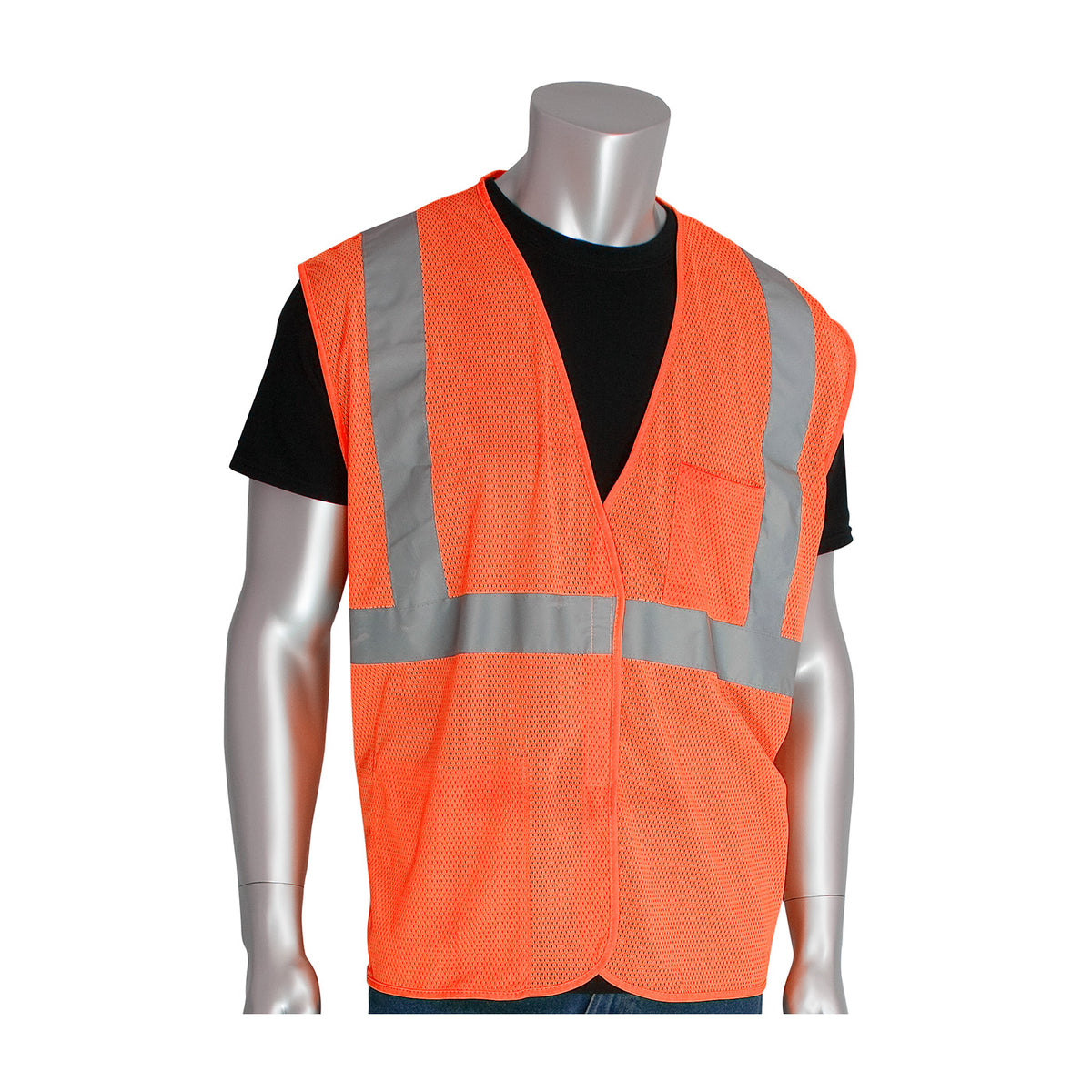 ANSI Type R Class 2 Two Pocket Value Mesh Vest
