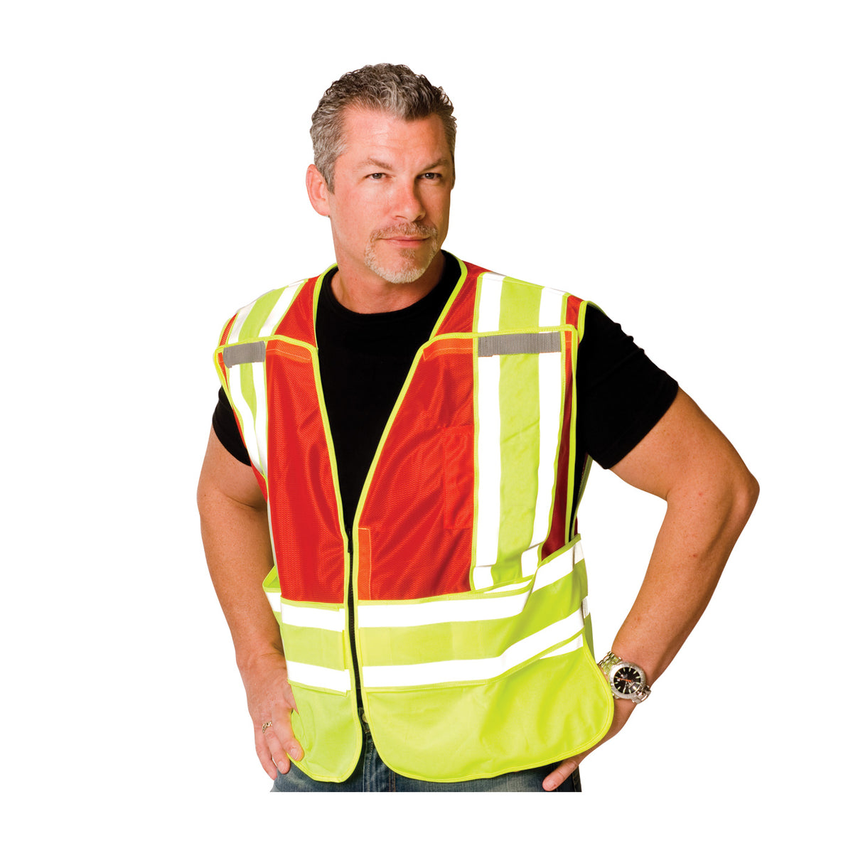 ANSI Type P Class 2 Public Safety Vest (302-PSV-RED-NL)