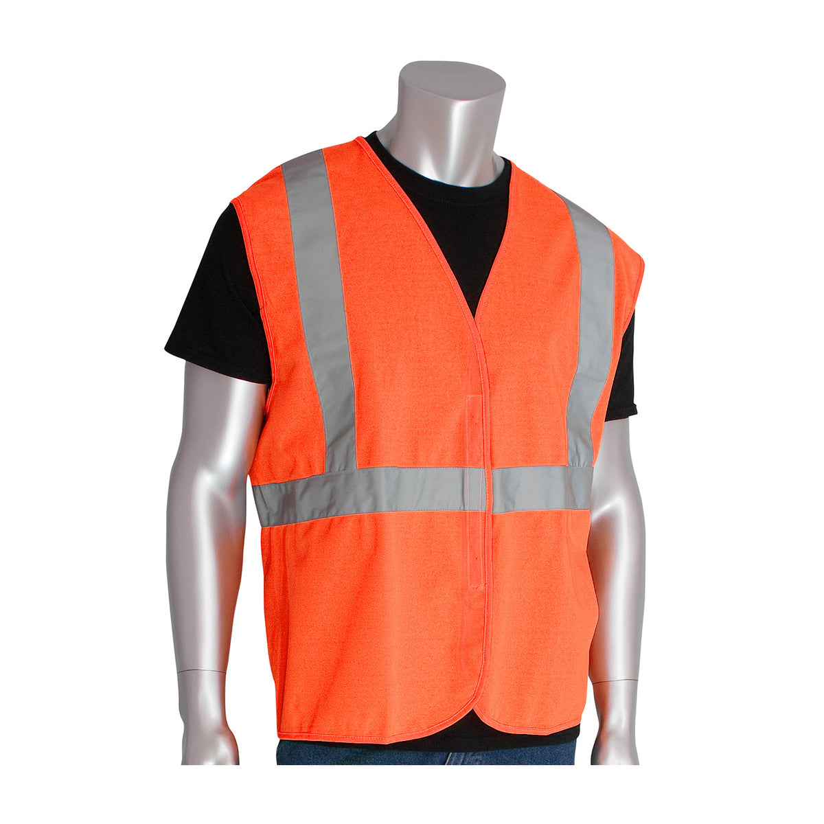 ANSI Type R Class 2 Value Hook &amp; Loop Solid Vest