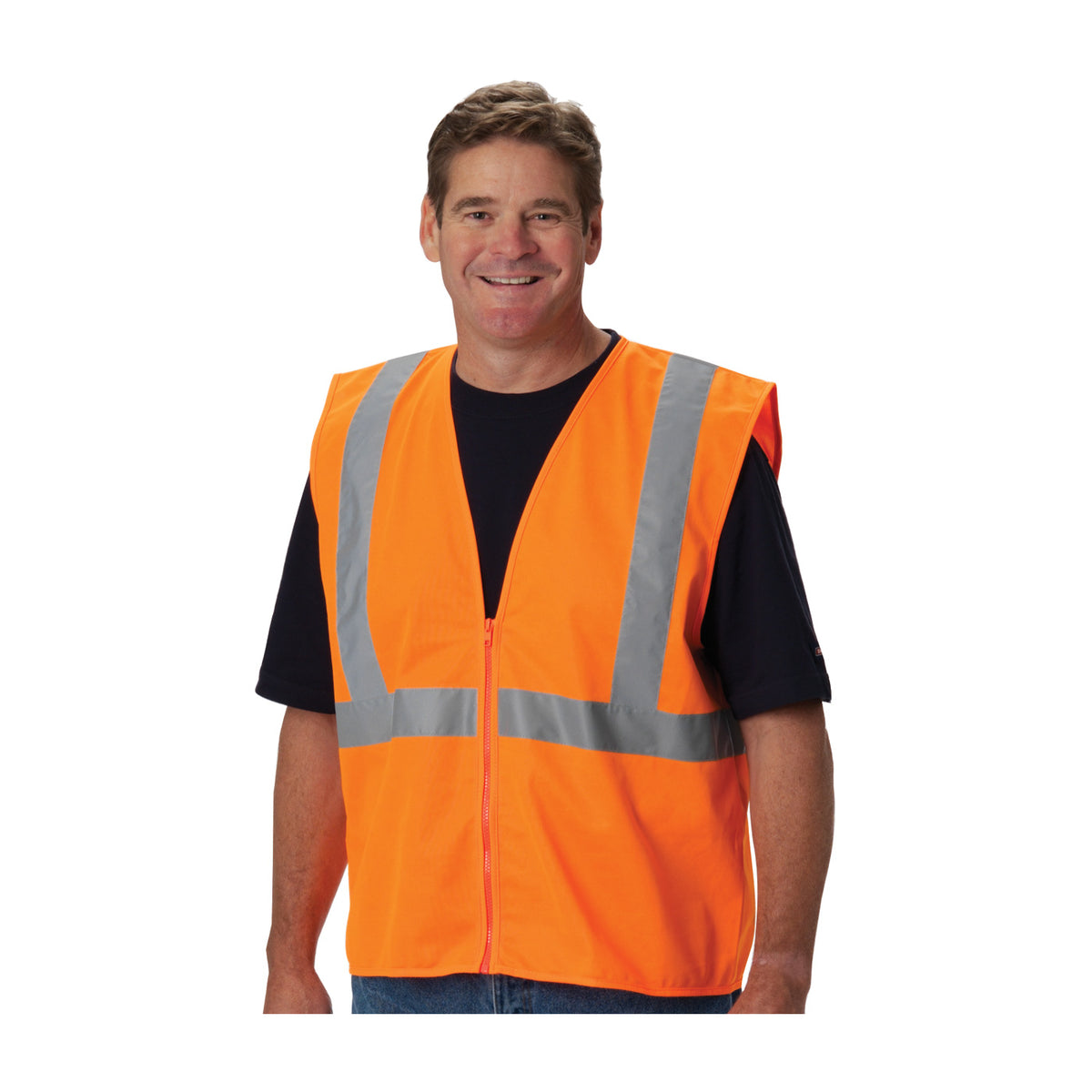 ANSI Type R Class 2 Value Zipper Solid Vest