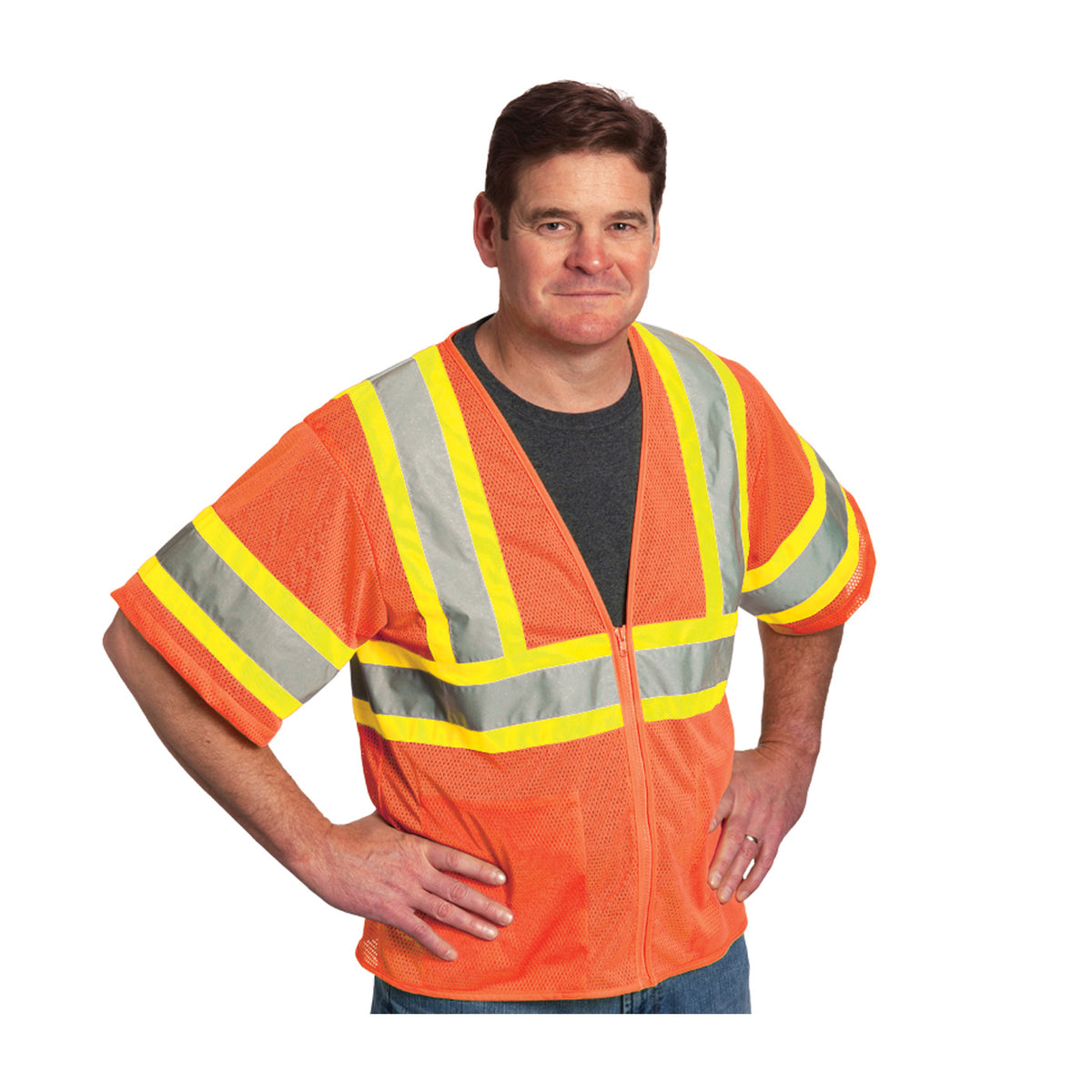 ANSI Type R Class 3 Value Two-Tone Mesh Vest